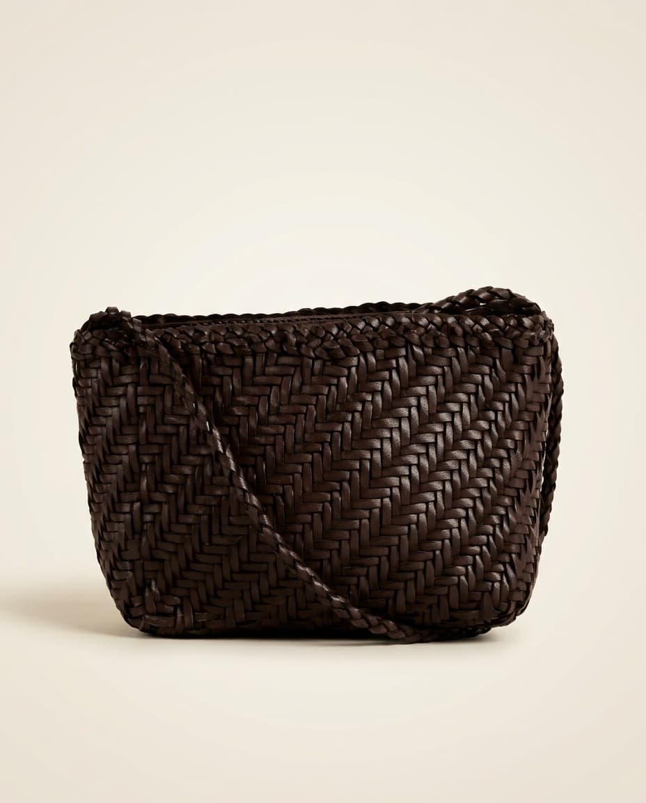 Leather Box Bag — Full-grain leather
