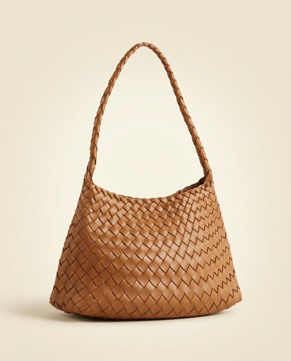 Sofia slouch hobo — tan in Full-grain vegetable-tanned leather, unlined